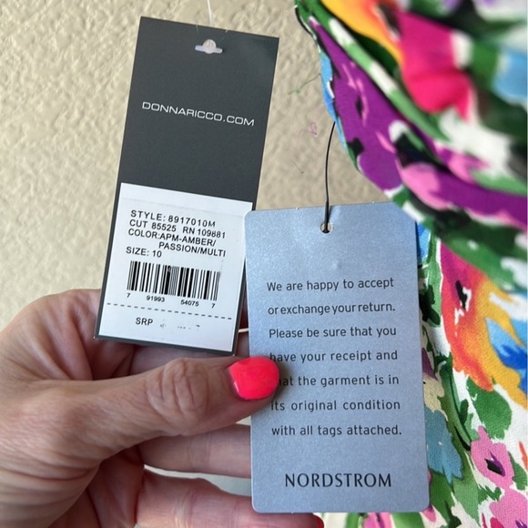 Donna Ricco Dress Size 10 - Picture 8 of 9